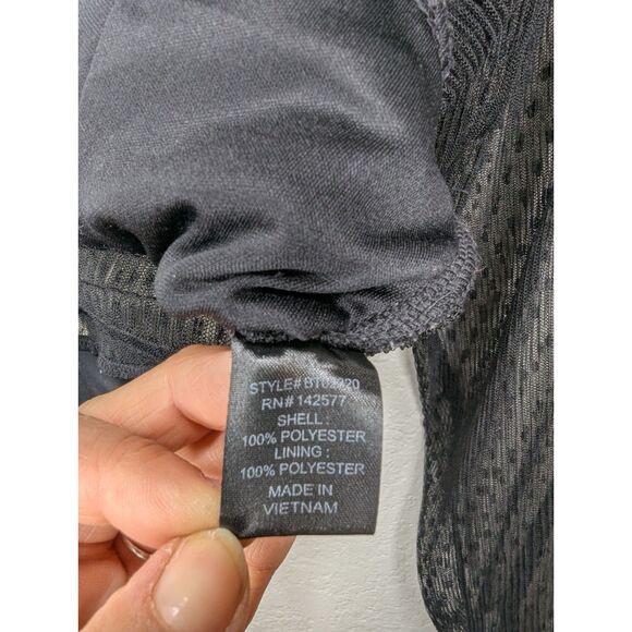 Whimsigoth Bodysuit Black Long Sleeve Sz M Witchy Fairy Grunge - Picture 11 of 12